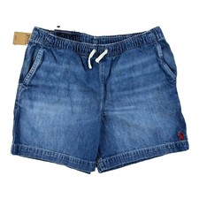 Polo Ralph Lauren Boy's Denim Shorts - Blue Red pony - Size: 20