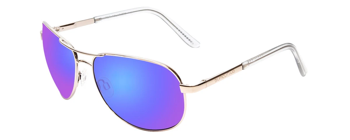 Suncloud Unisex Pilot Polarized Sunglasses by Smith Optic Metal 3