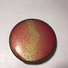 Vintage Coty New York Pressed Air Spun Powder Compact Makeup Case