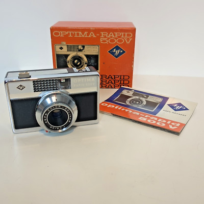 AGFA OPTIMA RAPID 500 V in Box + Manual *Excellent*