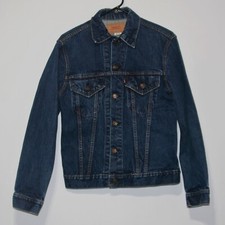 Vintage 60s 70s Levis Big E Type III 70505 0217 Denim Jacket 522 Buttons USA 38