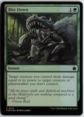Bite Down 212 Common Foundations Magic: The Gathering Near Mint