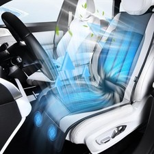 Upgraded Cooling Car Seat Cover Front Seat With 2 Turbo Fans-gray Upgraded Cooling Car Seat Cover Front Seat With 2 Turbo Fans-gray