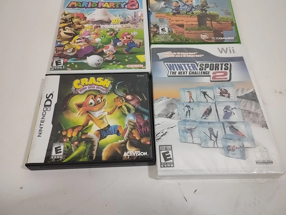 Nintendo Wii DS Xbox One Game Lot Set Bulk Bundle 4 Collection Mario - Image 2 of 4