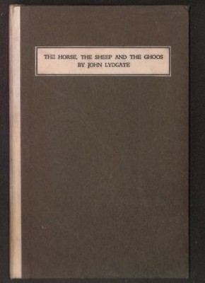 A Lytell Treatyse of the Horse, the Sheep, and the Ghoos
