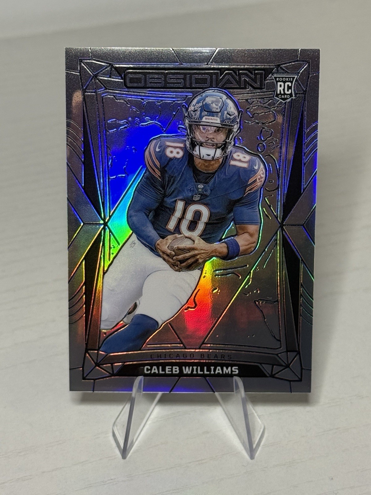2024 Panini Obsidian Caleb Williams Rookie #31 Chicago Bears Serial Numbered