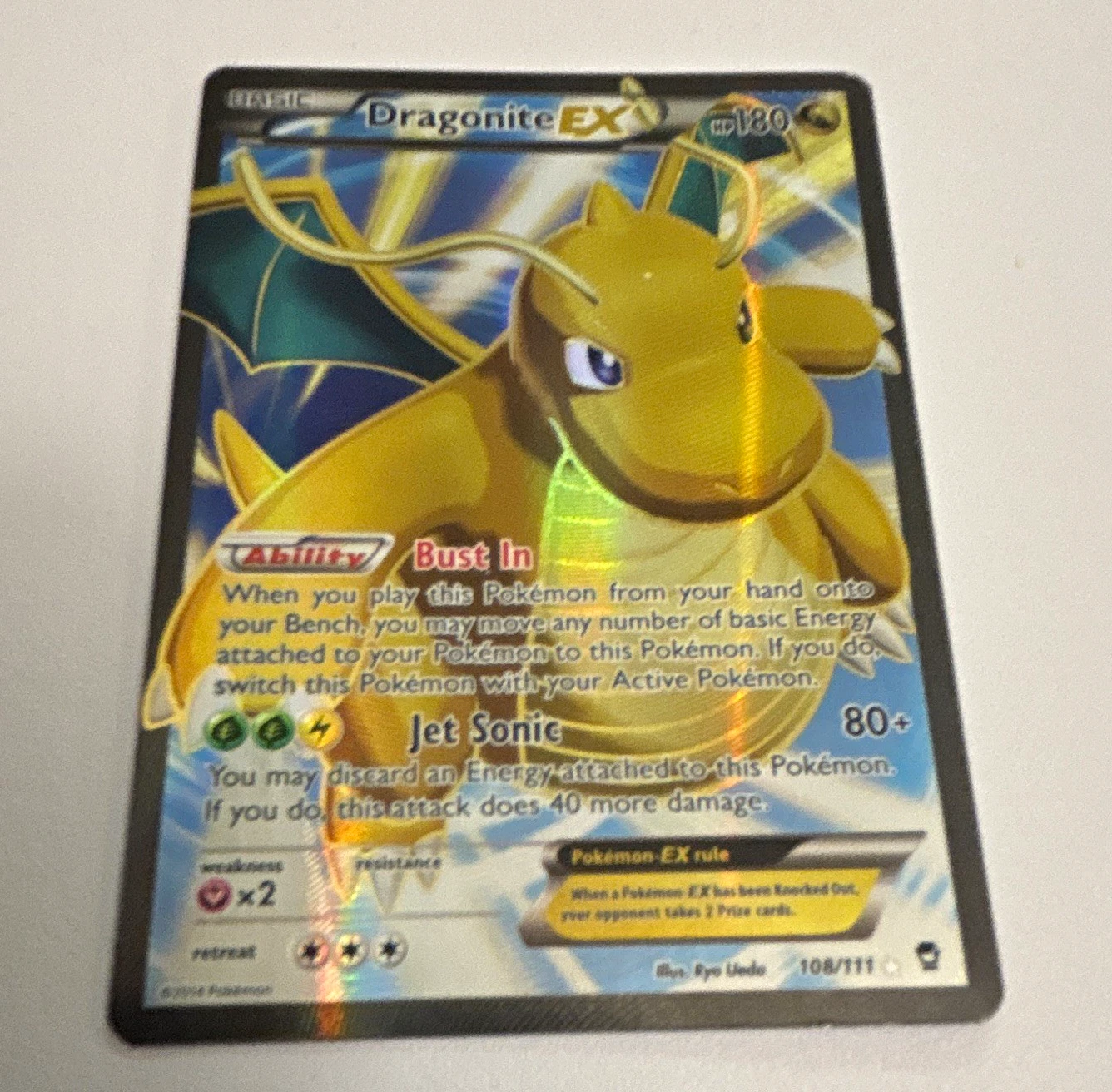 Dragonite-EX - Furious Fists #108 Price & Value ($144.10) | PokeScope