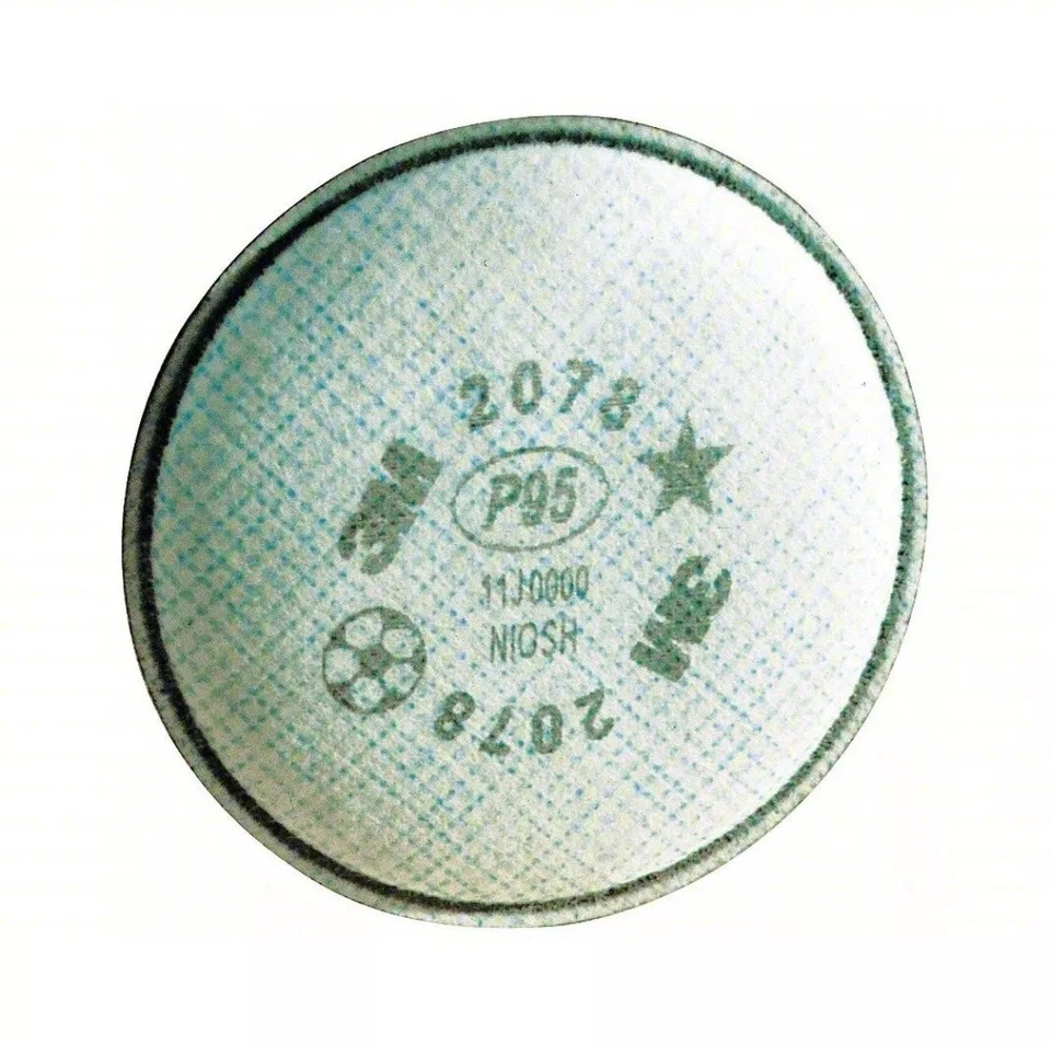 3 - 2 Packs 3M 2078 P95 Particulate Filter Nuisance Level Organic Vapor/Acid Gas - Image 3 of 4