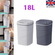 18L Motion Sensor Bin Automatic Smart Trash Can Waste Bin Light Inside Kitchen