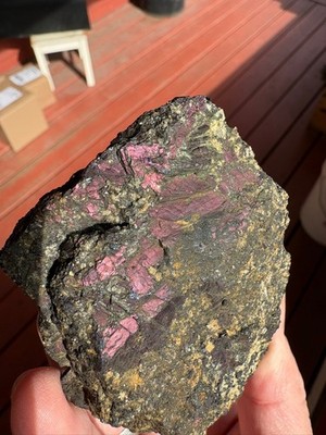 Covellite, with some Pyrite, Leonard mine, Butte, MT, USA