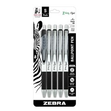 Z-Grip Flight Retractable Ballpoint Pen, Bold Point 1.2mm, Black Ink, School ...