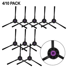 Efficient 4/10 Replacement Side Brushes for JONR For T5 Pro Vacuum Cleaner
