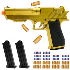 Soft Bullet Toy Gun Shell Ejecting Toy,EVA Foam Bullets Toy Guns for Boy freeshi