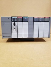 Allen-Bradley SLC 500 with 1747-L551 Processor Unit 7 Slot Rack READ DESCRIPTION