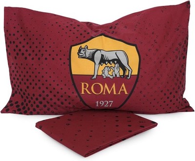 AS Roma Parure Bettbezug 1 Platz Sack + Kissenbezug Einzelbett