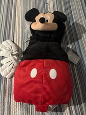 Disney Mickey Mouse Plush Toddler Costume 18-24 Months Infant Deluxe Halloween