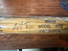 Corey Hart Hand signed Louisville Slugger P72 Pro Stock  Milwaukee Brewers