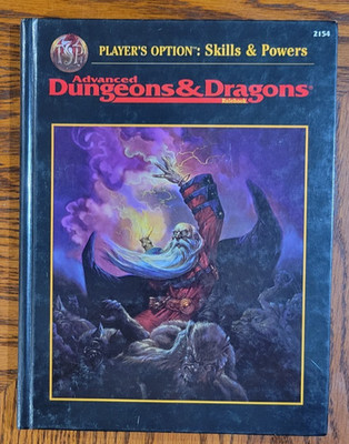 PLAYER'S OPTION: SKILLS AND POWERS Advanced Dungeons Dragons  2154 TSR 1ST 1995