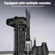 Soplador de aire sin escobillas Turbo Jet 990000 RPM potente soplador eléctrico LED