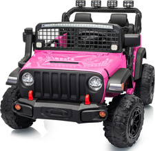 2 Seater 24V Electric Ride on Car for Kid 4-8 W/Remote, EVA Tires