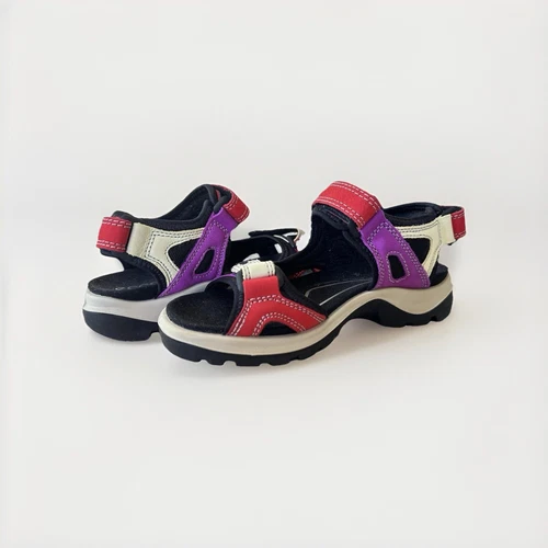 Ecco Yucatan sandali casual fuoristrada escursionismo sport pelle nabuk taglia EU35 US4 4 5