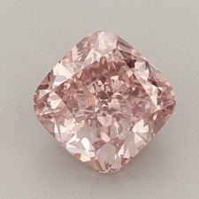 Lab Grown Cushion 1.64 Ct Fancy Vivid Pink VS1 Clarity IGI Certified CVD Diamond