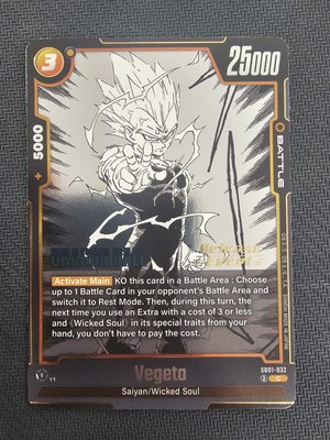DBS [Fusion World]- Vegeta - Release Event Promo - SB01-032 (ENG)