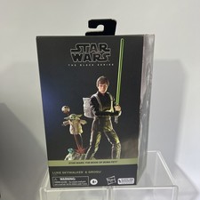 Star Wars Black Series Book Of Boba Fett Luke Skywalker Grogu Figures Sealed  ML