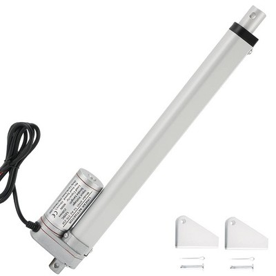 DC12V 10inch Stroke Linear Actuator with Mounting Bracket 900N(202lbs) Maximu...