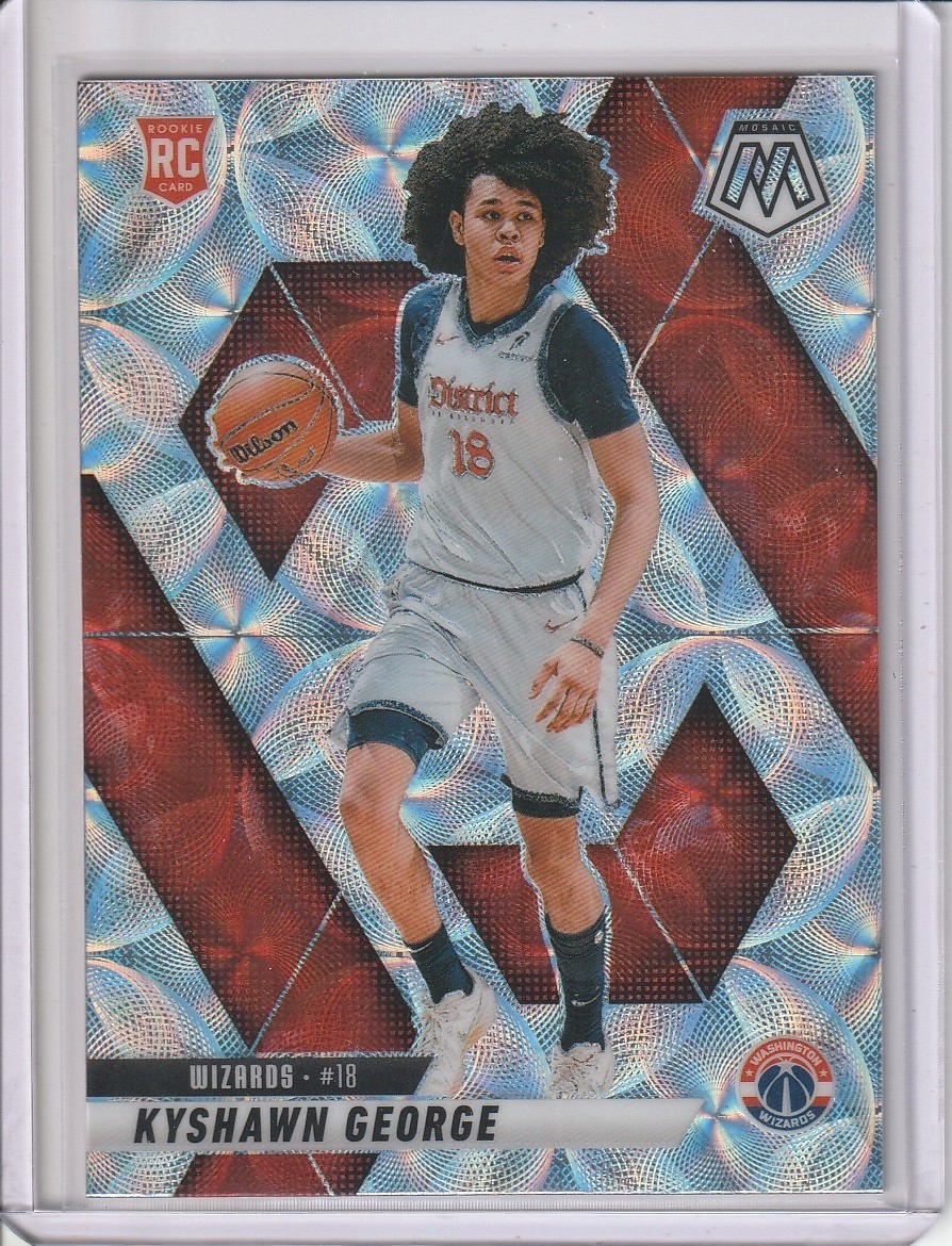 2024-25 Panini Mosaic Kyshawn George #247 International Scope Prizm RC