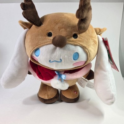 Sanrio Cinnamoroll Animated Plush Reindeer Christmas Musical Toy Brown