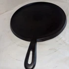 SEASONED Unmarked Wagner Ware Cast Iron #9 SKILKET Griddle 10 1/4"  RESTORED
