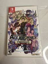 Authentic Box Case ONLY Replacement Switch Great Ace Attorney Chronicles