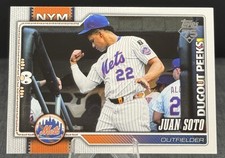 2026 Topps Series 1 Celebration Dugout Peeks #242 Juan Soto SP New York Mets