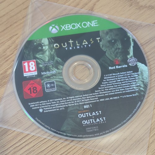 Outlast Trinity - Xbox One - Nur Disc One - Enthält 2 Spiele