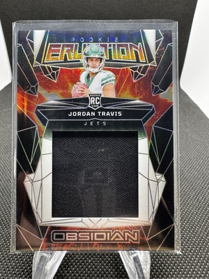 2024 Panini Obsidian #ERM-JTS Jordan Travis Rookie Eruption Materials F4