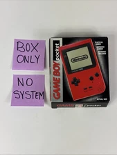 Nintendo Gameboy Pocket Red *BOX ONLY* NO SYSTEM INCLUDED*
