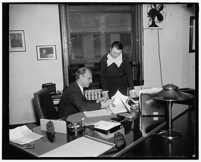 James M. Landes,Chairman of S.E.C.,Secretary Miss E.M. Townsend,Harris & Ewing