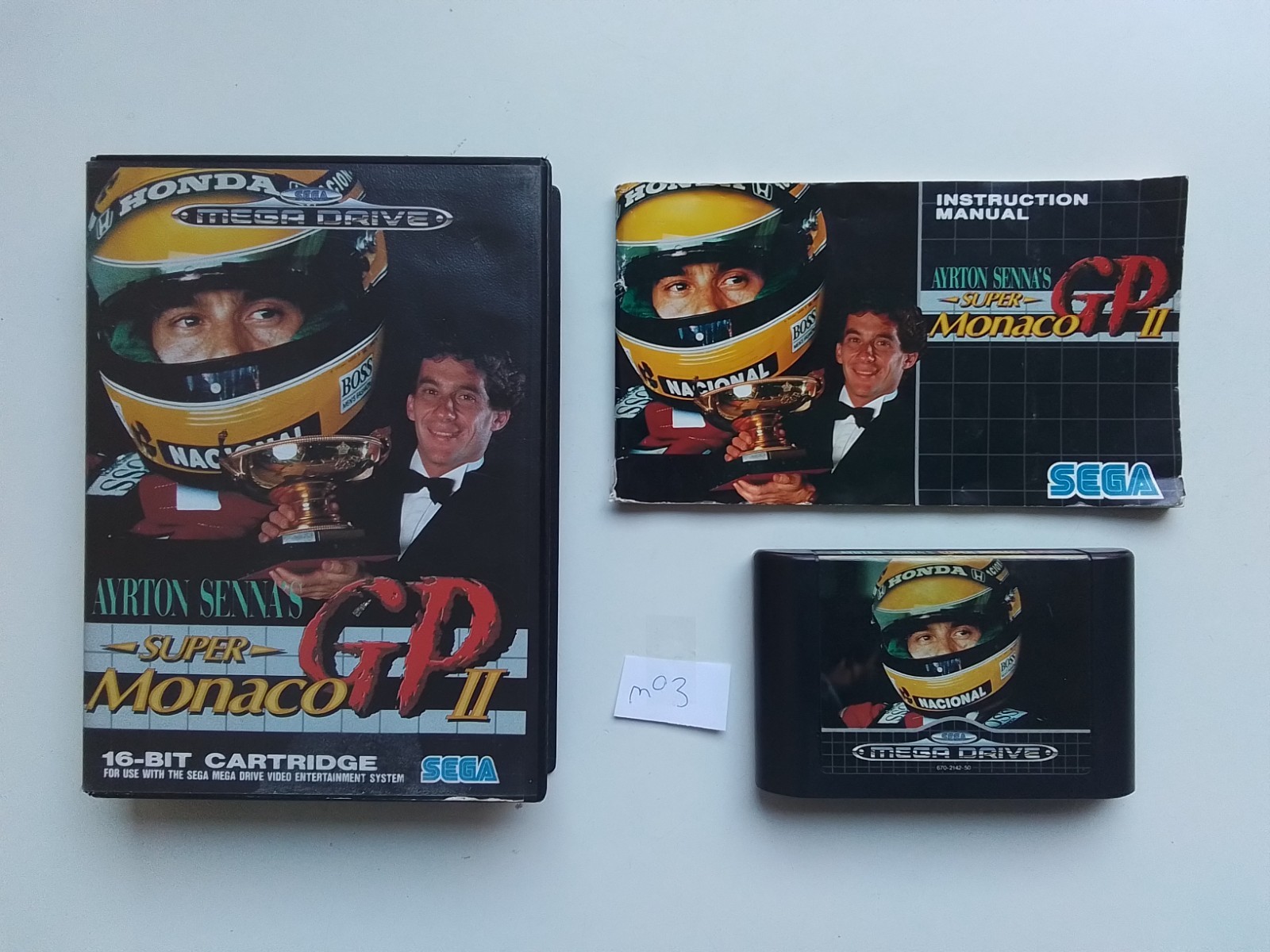 Ayrton Senna’s Super Monaco GP 2 (II) Complet sur SEGA Megadrive !!!