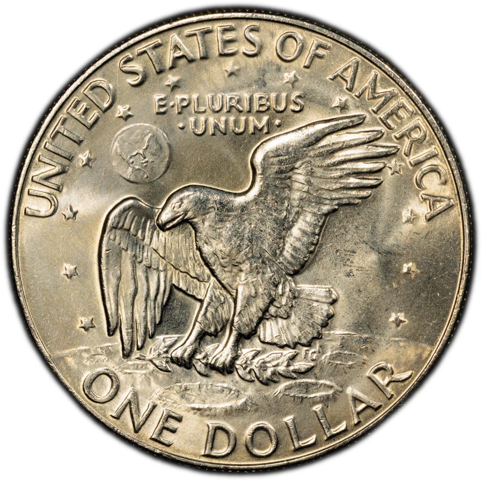 Eisenhower Dollar 1978-D PCGS MS66: Handsome Gold Toning Obv. & Rev. - Image 3 of 3