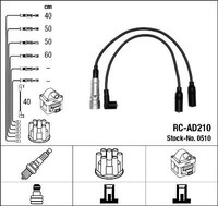 ZÜNdleitungssatz NGK 0510 FÜR Audi ZÜNdkabelsatz ZÜNdkabel KIT