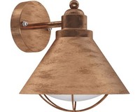 AußEnwandleuchte 1-Flammig H 24 Cm Kupferfarben