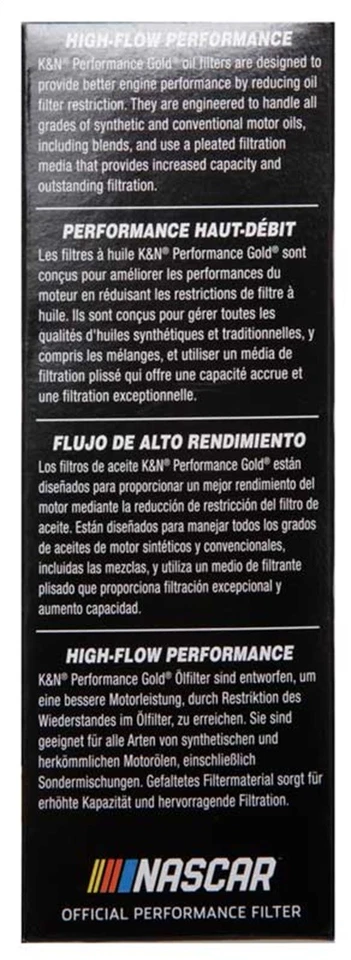 Filtro de aceite K&N HP-7026 para modelos seleccionados de Chrysler Dodge Jeep Ram Volkswagen Foto 4 de 4