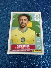 Panini FIFA World Cup 2026 Soccer Marquinhos BRA 4 Brazil Paris SG Sticker