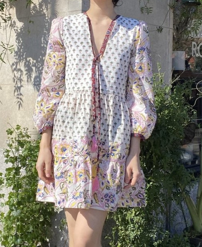 Alix of Bohemia Annabel Patchwork Dress - Size XS/S - No Size Tag