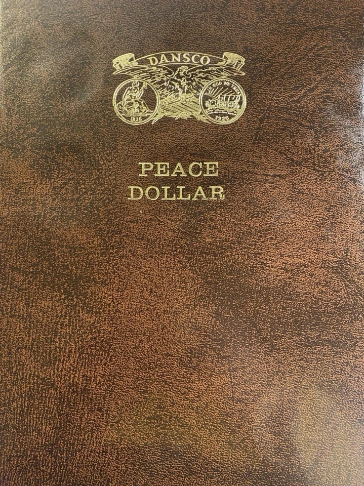 Carpeta de dólar de la paz Dansco #190 1921-1935 nueva sellada vintage Foto 3 de 4