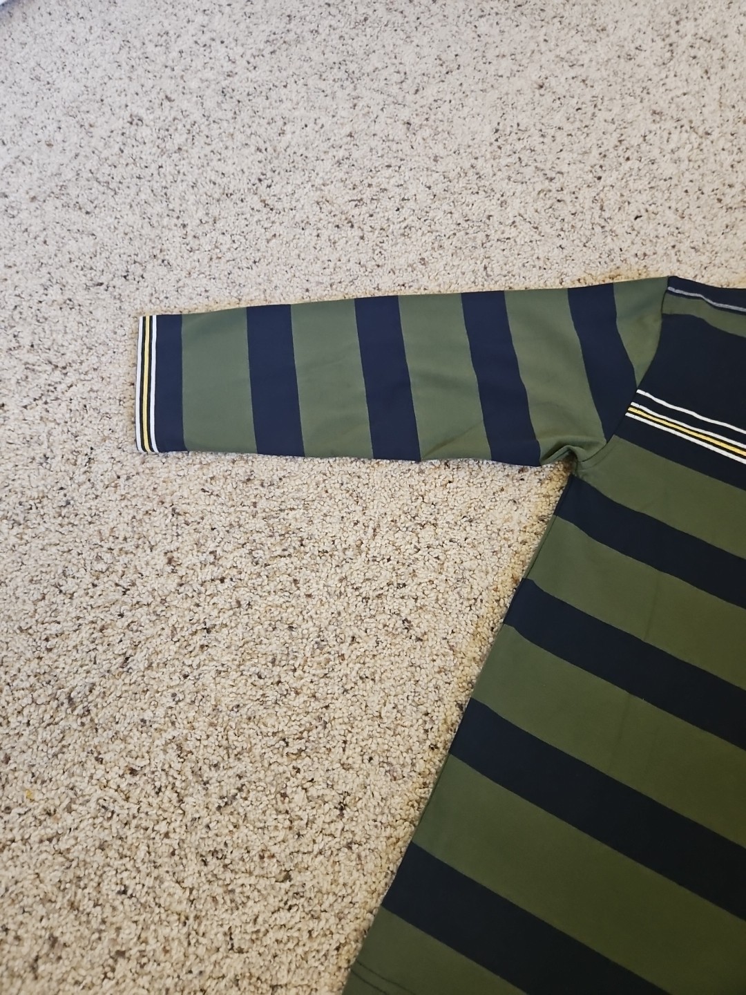 Vintage New W/ Tags Y2K Tommy Hilfiger Long Sleeve Striped Rugby Polo Shirt Sz L