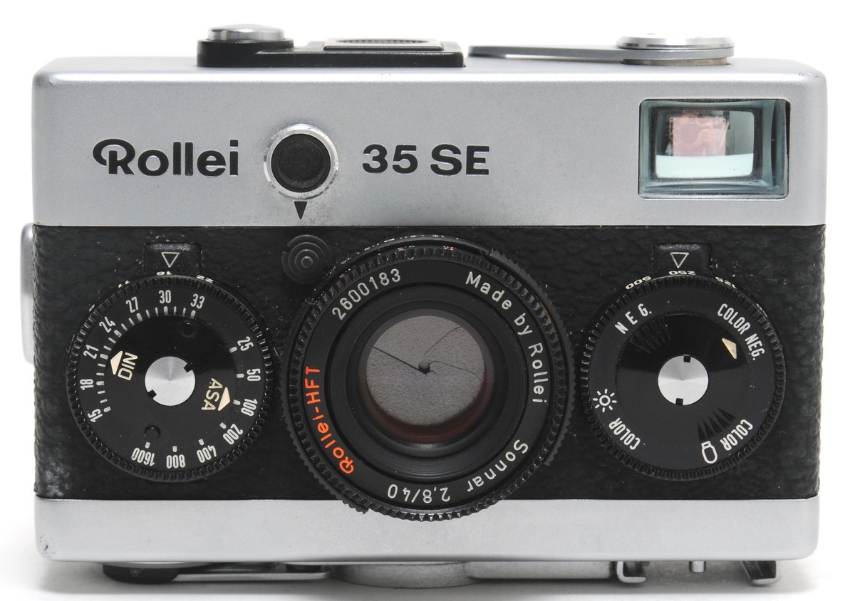 Rollei 35SE ローライ HFT SONNAR 2.8/40 Rollei 35 SE camera w. Rollei HFT Sonnar 2.8/40 mm not