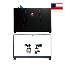 New LCD Back Cover/Bezel/Hinges For MSI GP75 MS-17E2 MS-17E7 MS-17E9 9RC 9SC US