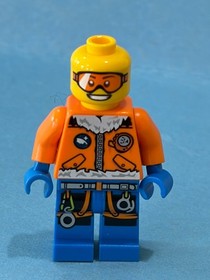LEGO City Minifig cty0492 - Arctic Explorer Male - Scratches/No Cracks/Dents
